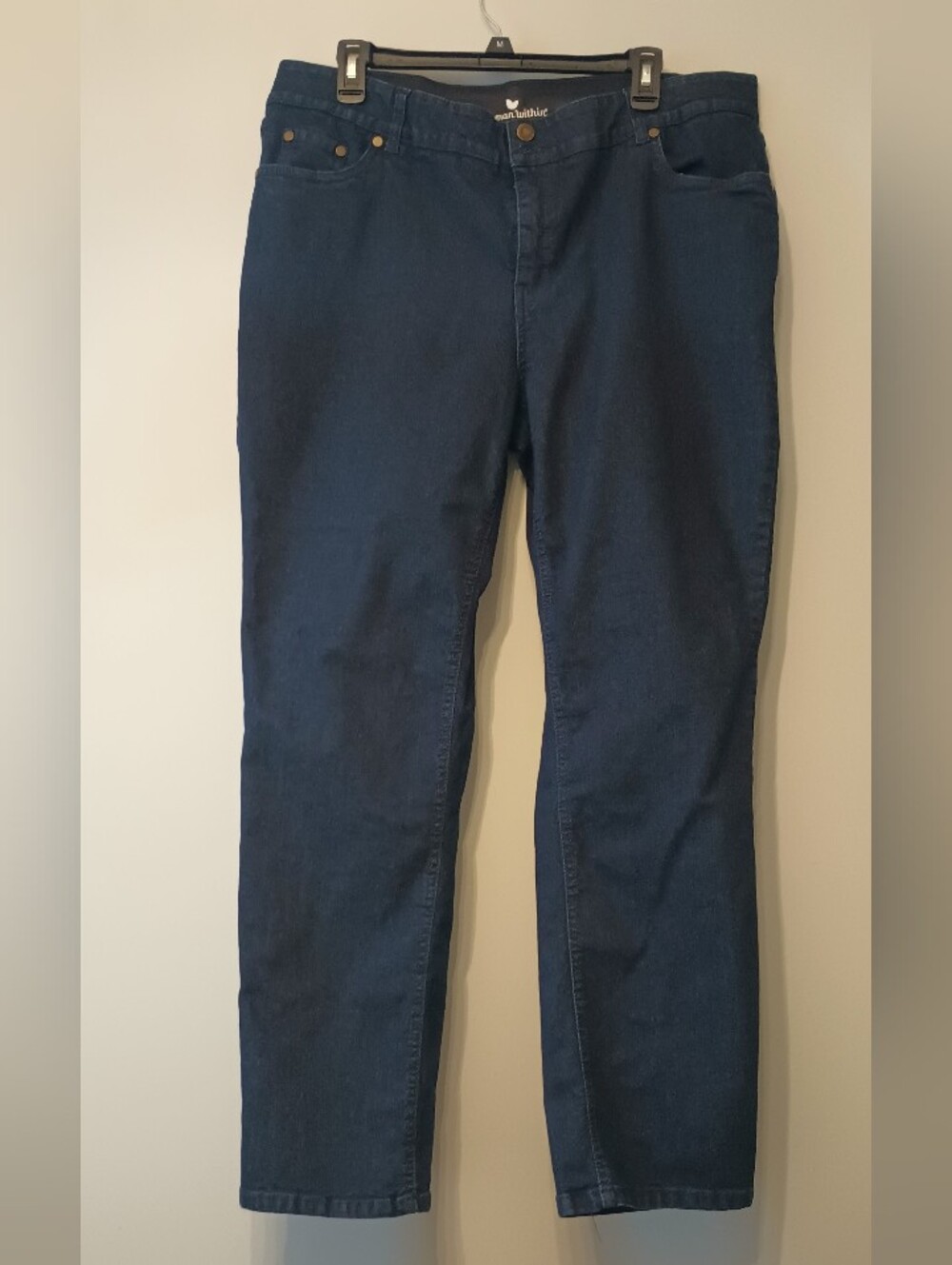 Woman Within Dark Navy Classic Jeans 18W